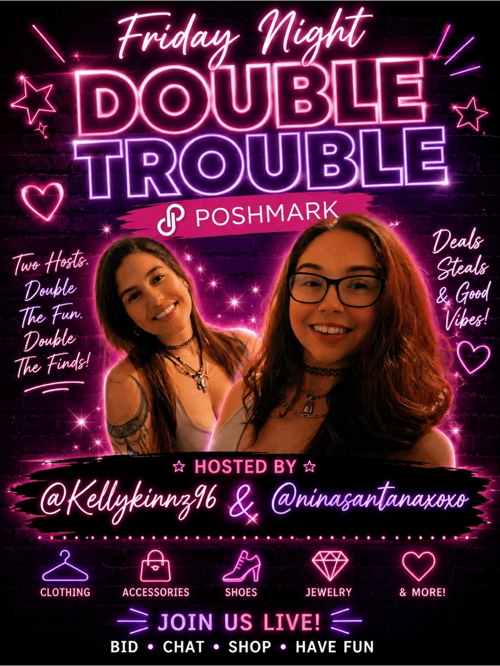💕 Share Show Shenanigans w/ @kellykinnz96 & @ninasantanaxoxo ✨🤸♀️ - Picture 4 of 4